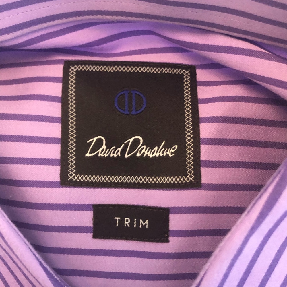 Men’s David Donahue French Cuff Shirt